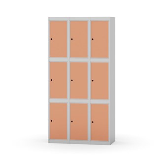 Skolskåp Novis plant tak 3:3 B90