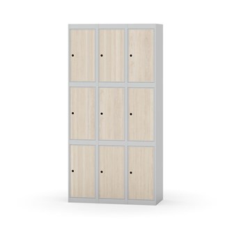 Skolskåp Novis plant tak 3:3 B90