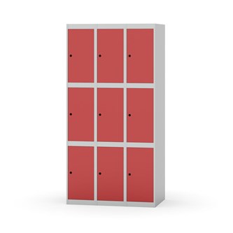 Skolskåp Novis plant tak 3:3 B90