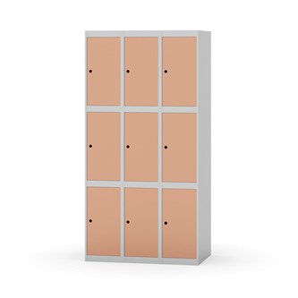 Skolskåp Novis plant tak 3:3 B90