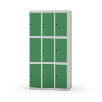 Skolskåp Novis plant tak 3:3 B90