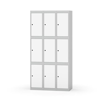 Skolskåp Novis plant tak 3:3 B90