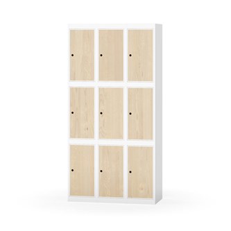 Skolskåp Novis plant tak 3:3 B90