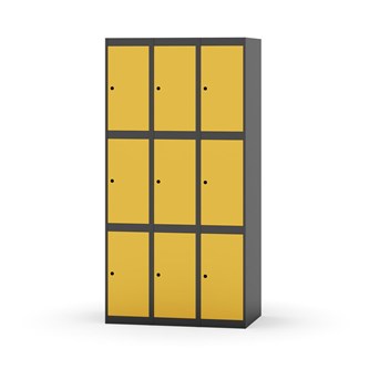 Skolskåp Novis plant tak 3:3 B90