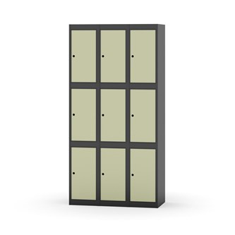 Skolskåp Novis plant tak 3:3 B90