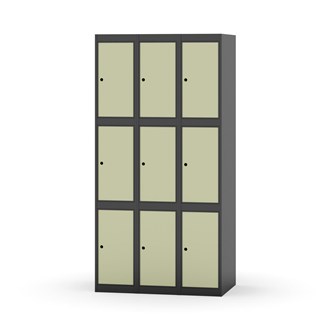 Skolskåp Novis plant tak 3:3 B90