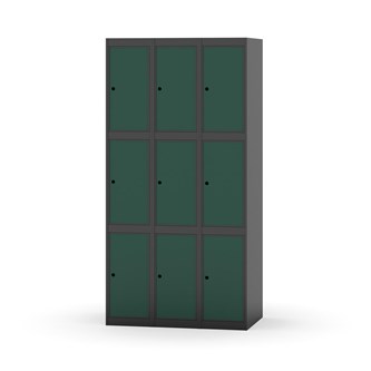 Skolskåp Novis plant tak 3:3 B90