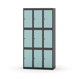 Skolskåp Novis plant tak 3:3 B90