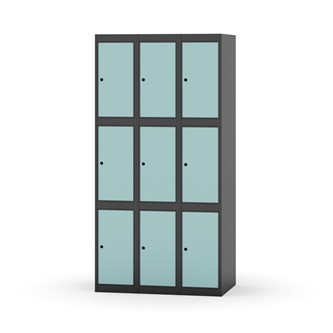 Skolskåp Novis plant tak 3:3 B90