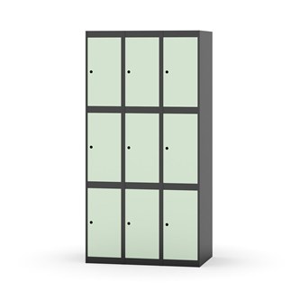 Skolskåp Novis plant tak 3:3 B90