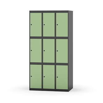 Skolskåp Novis plant tak 3:3 B90