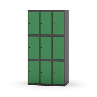 Skolskåp Novis plant tak 3:3 B90