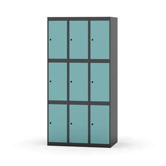 Skolskåp Novis plant tak 3:3 B90