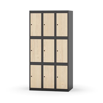 Skolskåp Novis plant tak 3:3 B90