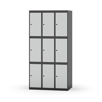 Skolskåp Novis plant tak 3:3 B90