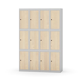 Skolskåp Novis plant tak 3:4 B120