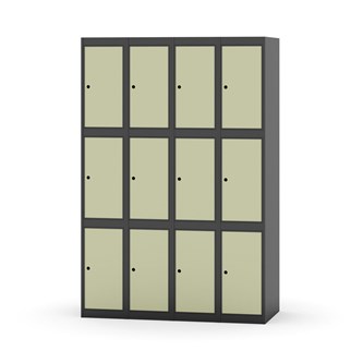 Skolskåp Novis plant tak 3:4 B120