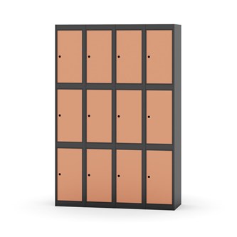 Skolskåp Novis plant tak 3:4 B120