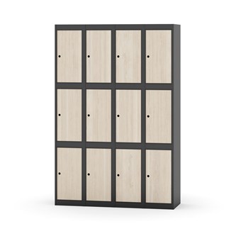 Skolskåp Novis plant tak 3:4 B120