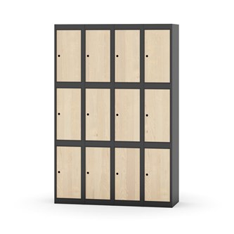 Skolskåp Novis plant tak 3:4 B120