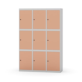 Skolskåp Novis plant tak 3:3 B120