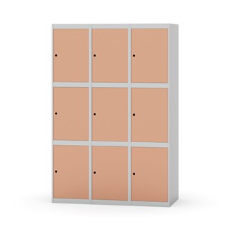 Skolskåp Novis plant tak 3:3 B120