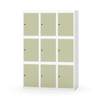 Skolskåp Novis plant tak 3:3 B120