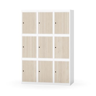 Skolskåp Novis plant tak 3:3 B120