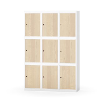 Skolskåp Novis plant tak 3:3 B120