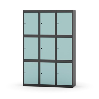 Skolskåp Novis plant tak 3:3 B120