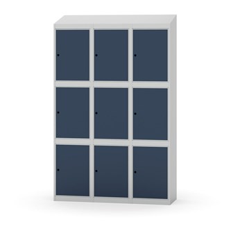 Skolskåp Novis sluttande tak 3:3 B120