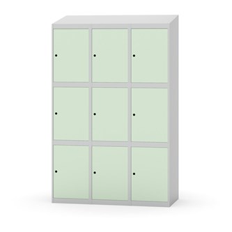 Skolskåp Novis sluttande tak 3:3 B120