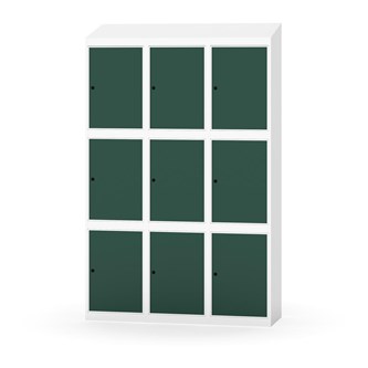 Skolskåp Novis sluttande tak 3:3 B120