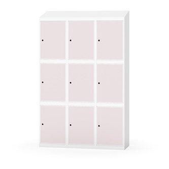 Skolskåp Novis sluttande tak 3:3 B120