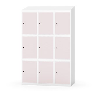 Skolskåp Novis sluttande tak 3:3 B120