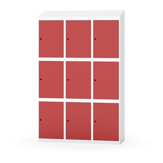 Skolskåp Novis sluttande tak 3:3 B120