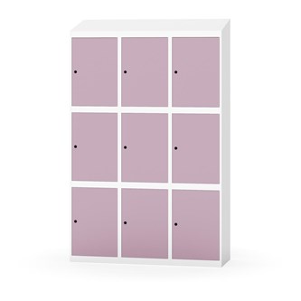 Skolskåp Novis sluttande tak 3:3 B120