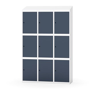 Skolskåp Novis sluttande tak 3:3 B120