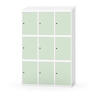 Skolskåp Novis sluttande tak 3:3 B120