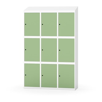 Skolskåp Novis sluttande tak 3:3 B120