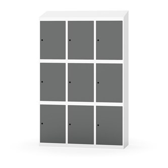 Skolskåp Novis sluttande tak 3:3 B120