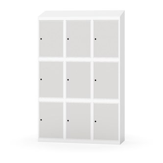 Skolskåp Novis sluttande tak 3:3 B120