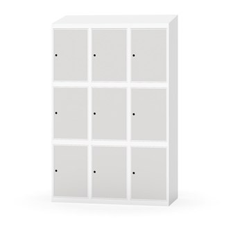 Skolskåp Novis sluttande tak 3:3 B120