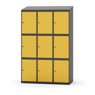 Skolskåp Novis sluttande tak 3:3 B120