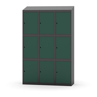 Skolskåp Novis sluttande tak 3:3 B120