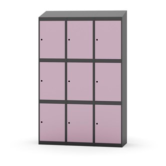 Skolskåp Novis sluttande tak 3:3 B120