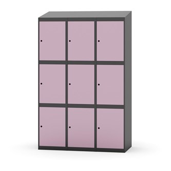 Skolskåp Novis sluttande tak 3:3 B120