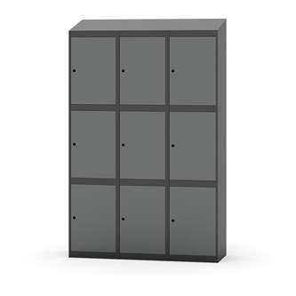 Skolskåp Novis sluttande tak 3:3 B120