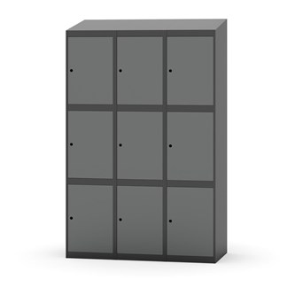 Skolskåp Novis sluttande tak 3:3 B120