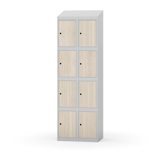 Skolskåp Novis sluttande tak 4:2 B60